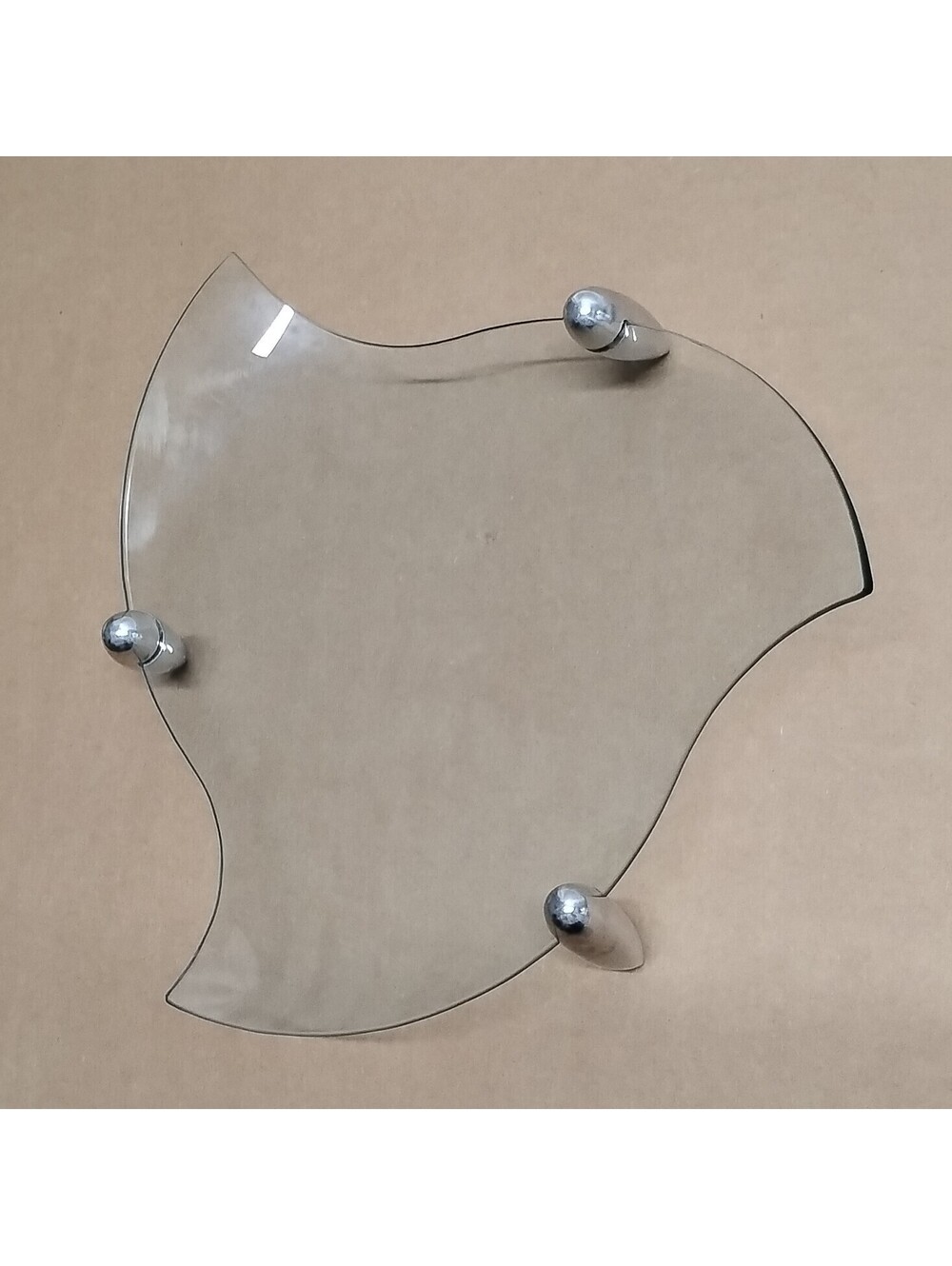 Mid-Century Modern Danish Design Serving Display Glass Plate